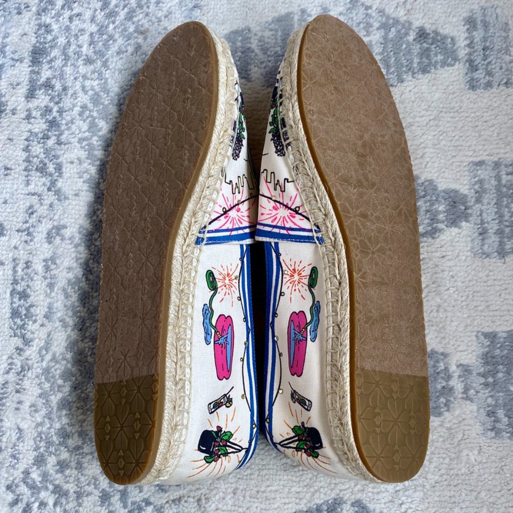Kate Spade Rooftop Espadrilles Like New - Picture 10 of 13